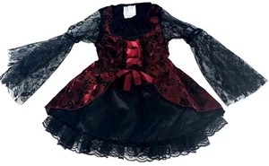 Dark Princess Halloween Dress Girl's M with Velvet Neckband Costume - Picture 1 of 11