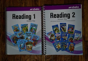 Abeka Book Lot Reading 1 and 2 Answer Key Teacher Book FB570 - Picture 1 of 3