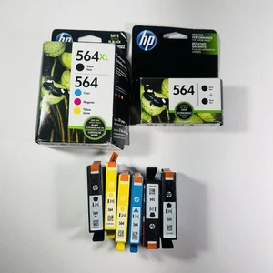 Cartuchos de tinta estándar HP 564xl negro y 564 color/negro - Imagen 1 de 3