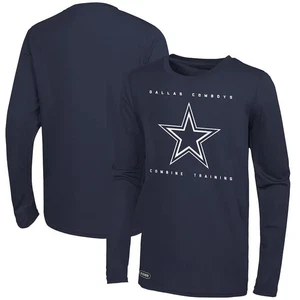 Dallas Cowboys NFL (Navy) Langarmshirt Größe Herren M Neu - Bild 1 von 1