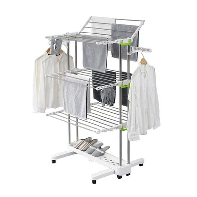 BR505 3-Tier Collapsible Clothes Drying Rack with Casters, Laundry Drying Rac... - Image 1 of 4