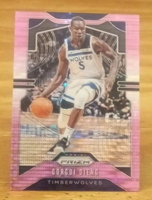 2019-20 Panini Prizm Prizms Pink Pulsar/42 Gorgui Dieng Minnesota Timberwolves  - Image 1 of 3