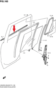 Rechte hintere Türverkleidung Suzuki Grand Vitara II 83831-65J00 - Bild 1 von 1
