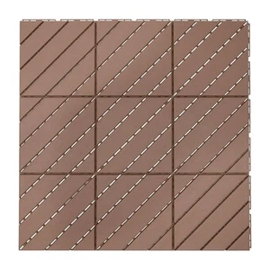 27 Pack Plastic Interlocking Deck Tiles 12"x12" Outdoor Waterproof 1, style A - Picture 1 of 9