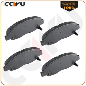 4 x Front Ceramic Brake Pads Pair Performance For 2012 2013 2014 Honda Civic - Picture 1 of 9