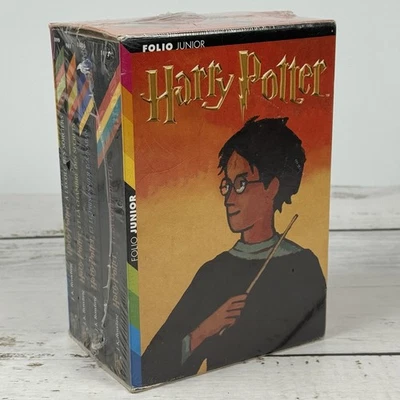 Harry Potter Junior Folio FRENCH BOOKS Boxset 4 Paperback by J.K. Rowling Sealed - Image 1 of 4