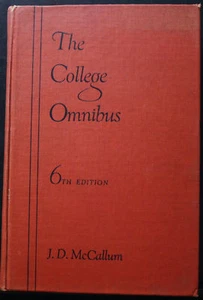 THE COLLEGE OMNIBUS, McMCALLUM, HB 1947 - Imagen 1 de 6