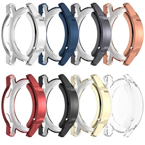 Watch Plated TPU Protective Case with Tempered Glass Film For Xiaomi Watch S3 - Picture 1 of 22