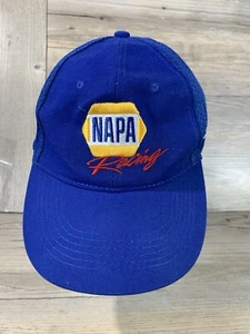 Team NAPA Racing Adjustable Mesh Baseball Cap NASCAR IndyCar NHRA Outlaws Hat - Picture 1 of 5