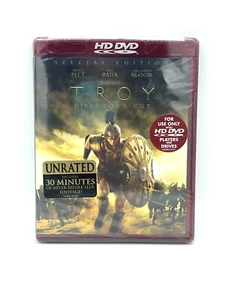 Troy HD-DVD 2007 Directors Cut Unrated Brad Pitt Bana Orlando Bloom Discontinued - Picture 1 of 2