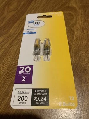 2 Great Value LED Landscape /Cabinet Lighting T3 2.0w Non Dimmable G4 Bulbs - Image 1 of 2