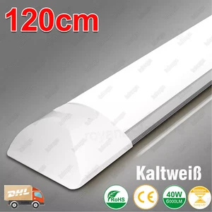 Lámpara de bañera LED de 120 cm lámpara de habitación húmeda lámpara de techo taller sótano tubo 40 W - Imagen 1 de 12