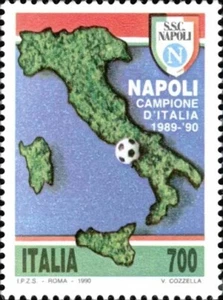 REPUBBLICA 1990 - Napoli campione d'Italia 1989-1990 (MNH**) - Picture 1 of 1