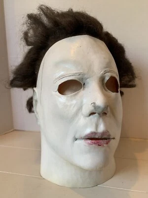 Michael Myers Mask 2018 Compass International (1978 Halloween Replica) Flaw Tear - Image 1 of 4