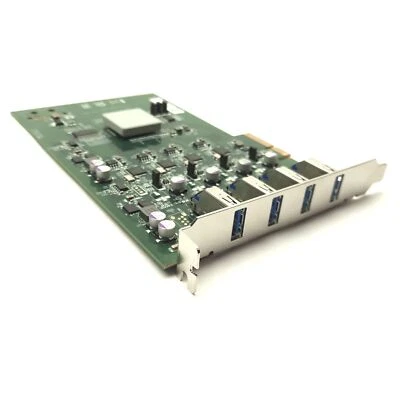 Vecow UE-1004 4-Port USB 3.0 Card, PCIe x4, 4x Renesas μPD720202 Controllers - Image 1 of 4