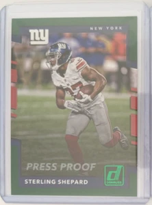 2017 Donruss Press Proof Green STERLING SHEPARD #246 NEW YORK GIANTS 🏈 - Picture 1 of 1