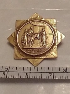 10K Massivgold 1936 Pennsylvania Hospital Graduate Nurse Rose Fowler Award Pin - Bild 1 von 4