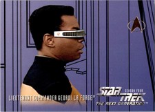 Skybox - Star Trek: The Next Generation - Season 4 (1996) Geordi La Forge No 406