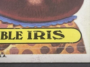 1986 Garbage Pail Kids 4th Series - 139a Double Iris - Nameplate Veins Error - Picture 1 of 3
