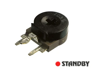 25pcs 10kΩ Potentiometer RVF8W51A-10-103 MURATA; carbon; 0,15W; 150VDC; +/-25% - Bild 1 von 1
