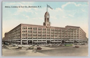 Postcard Rochester New York NY c1917 Sibley Lindsay and Curr Co Streetcar Car - Picture 1 of 2