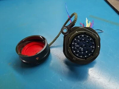 26 Way Box Mount MIL Spec Circular Connector 26pin Receptacle Socket Contacts - Image 1 of 4