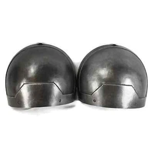 Medieval Pair of Shoulder Armor Larp Gothic Steel Cosplay Costume Pauldrons - Picture 1 of 3
