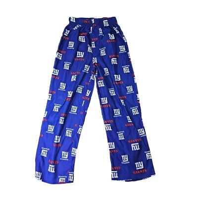 Calça de pijama New York Giants juvenil tamanho pequeno 8 lã azul L8a - Imagem 1 de 4
