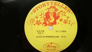Storyteller Mercury ALICE IN WONDERLAND & PINOCCHIO vinyl LP WRONG COVER SLP109 - Picture 1 of 9