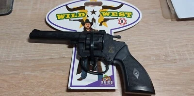 Pistola revolver agente cowboy carnevale bambini pistola pistola pistola pistola - Immagine 1 di 3