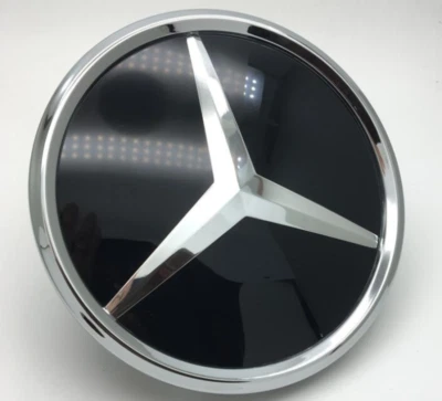 Emblema frontal clipe estrela espelho grade de vidro emblema para W204 C B W245 GLK C180 C200 - Imagem 1 de 3