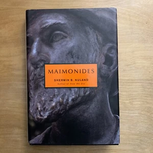 Maimonides (2005, HC, 1st Ed) by Sherwin B Nuland - BRAND NEW! - Imagen 1 de 4