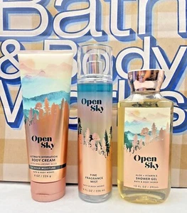 Bath Body Works OPEN SKY Körpercreme, Body Mist & Duschgel 3er Set - Bild 1 von 17