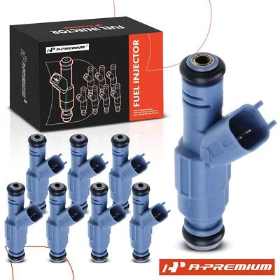 8 件燃油喷射器适用于道奇 Ram 1500 Durango Dakota 吉普大切诺基 V8 4.7L — 第 1/4 张图片