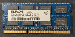 ELPIDA 2GB 2Rx8 RAM Memory PC3-10600S-9-10-F1 - Picture 1 of 2