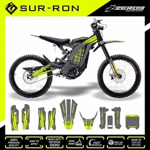 SUR-RON Graphics SURRON Decals SUR RON Stickers SURRON Light Bee BLOCK GRY/YEL - Picture 1 of 1