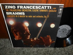 ZENO FRANCESCATTI, BRAHMS Concertos COLUMBIA ML-5114 NICE COPY LP - Picture 1 of 3