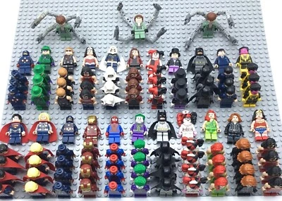 LEGO SUPER HERO MINIFIGURES AUTHENTIC MARVEL DC SUPERHEROES MANY RARES YOU PICK! - Image 1 of 3