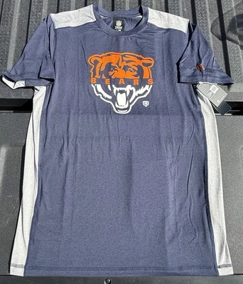 RARE NWT Prototype New Era NFL Team Apparel Chicago Bears Raised Logo Tee - Image 1 of 4