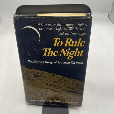 To Rule the Night SIGNED by Jim Irwin Discovery Voyage Apollo 15 1973 1st Ed HC - Image 1 of 4