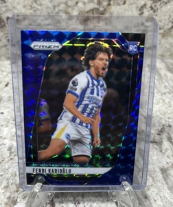 Panini Prizm Premier League 2024-25 Ferdi Kadioglu Blue Mosaic - Picture 1 of 2