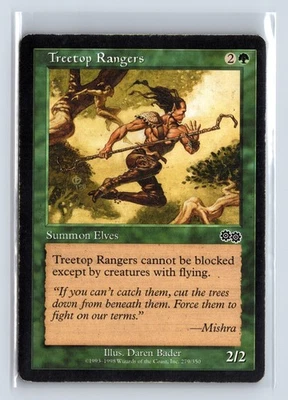 (3x) TREETOP RANGERS – MTG Magic the Gathering Card – Urza's Saga – Common - Image 1 of 4