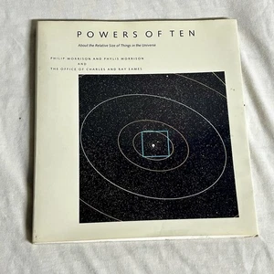 POWERS OF TEN Relative Size of Things In The Universe by Philip Morrison 1982 - Bild 1 von 14