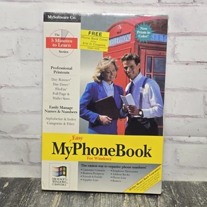 NEW My Phone Book for Windows Vintage 1994 My Software Co. Floppy Disk - Bild 1 von 7
