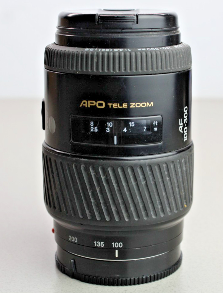Minolta AF Apo Tele Zoom 100-300mm f/4.5-5.6 Lens A mount | eBay