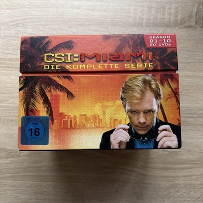 CSI: Miami - Die komplette Serie - Staffel 1-10 - 60 DVDs Komplettbox - Bild 1 von 4