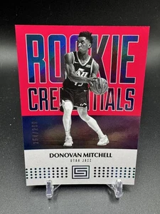 2017-18 Panini Status #7 Donovan Mitchell Rookie Credentials Red - Bild 1 von 2