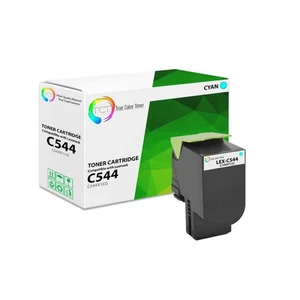 Cartucho compatible TCT Premium para Lexmark C544X1CG C544 X544 cian extra HY - Imagen 1 de 6