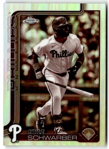 2025 Topps Chrome MLB No. 31 Kyle Schwarber Bronze Refractor - Bild 1 von 2