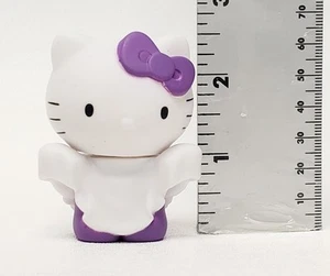 Funko Sanrio MINI HELLO KITTY White Ghost Purple Bow TINY Collectible Toy 2013 - Picture 1 of 7